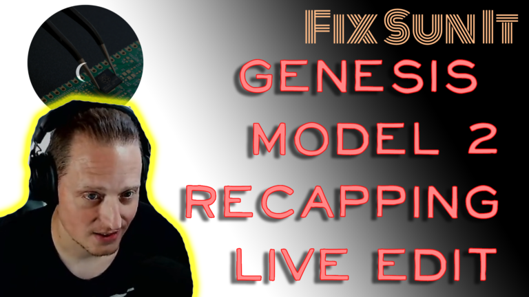 Read more about the article Learning to Solder – Genesis Model 2 Capacitor Replacement